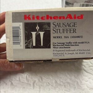 KitchenAid Sausage Stuffer Attachment - White